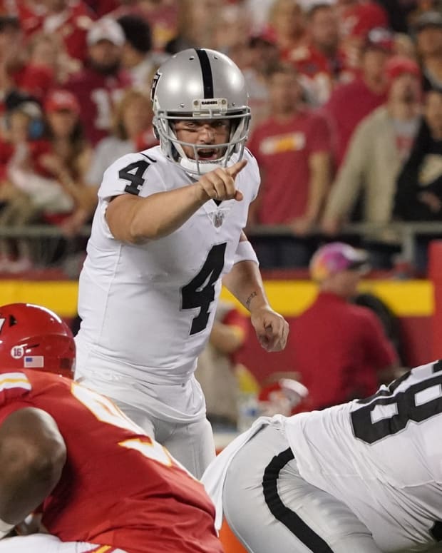 Derek Carr vs Chiefs